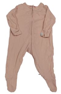 Svetloružový rebrovaný overal John Lewis