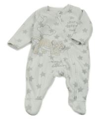 Bílý fleecový overal se Simbou a hvězdičkami George