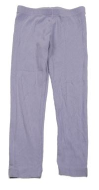 Levandulové rebrované legíny George