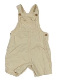 Smetanové riflové laclové kraťasy s kapsou F&F