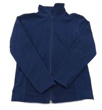 Tmavomodrá fleecová prepínaci mikina INFINITY KIDS