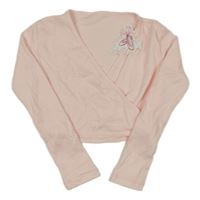 Nové - světlerůžové zavinovací propínací bolérko Ballet