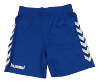Safírové funkční sportovní kraťasy hummel