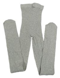 Šedé melírované punčocháče H&M