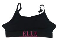 Čierna lambáda s logom Elle