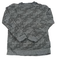 Tmavosivá army melírovaná mikina M&S