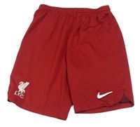 Tmavočervené fotbalové funkční kraťasy - Liverpool FC Nike