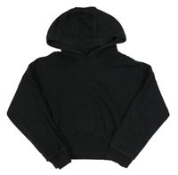 Čierna crop mikina s kapucňou F&F