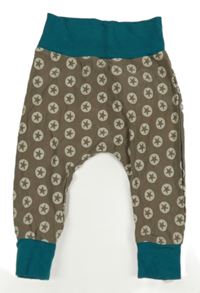 Sivé ľahké tepláky s hviezdami