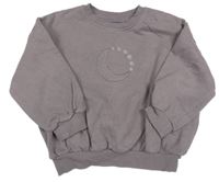 Fialová oversize mikina s mesiacom George