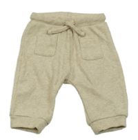 Béžové melírované tepláky s kapsami Kiabi