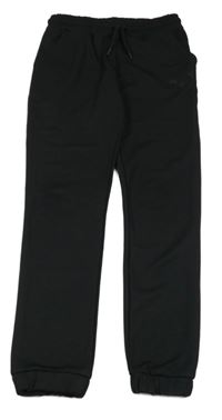 Černé sportovní tepláky s logem Hype