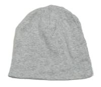 Šedá melírovaná bavlněná čepice H&M