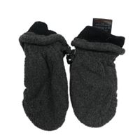 Tmavošedé fleecové rukavice Next