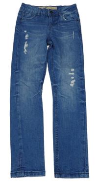 Modré skinny rifle s prošoupáním Denim Co.