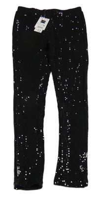 Nové - černé flitrové legíny dunnes