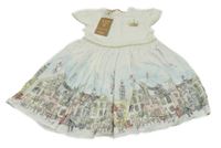 Nové - bílé šaty s městem Monsoon