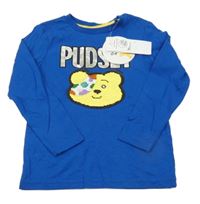 Nové - modré triko s Pudsey z flitrů George