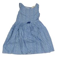 Modro-biele vzorované šaty H&M