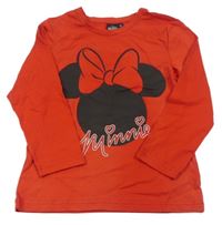 Červené triko s Minnie Disney