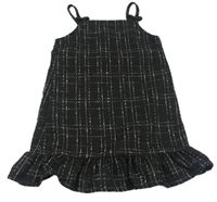 Čierno-biele kockované šaty H&M