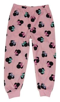 Ružové plyšové tepláky s Minnie Primark