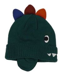 Zeleno-barevná čepice s ostny - dino Primark