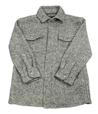 Sivá melírovaná košeľová bunda C&A