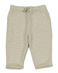 Smotanové vzorované tepláky Obaibi