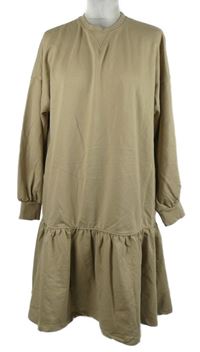 Dámské béžové teplákové šaty Esmara 