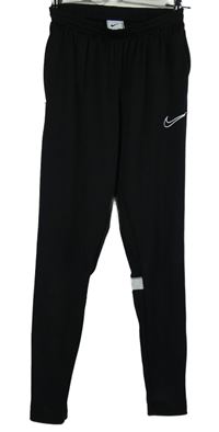 Dámské černé sportovní funkční tepláky s pruhy Nike 