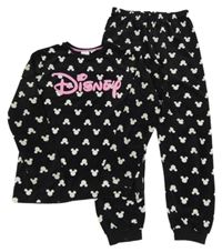 Černé plyšové pyžamo s Mickeym Primark 
