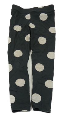 Antracitové bodkovaná é legíny H&M