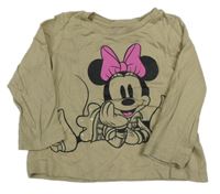 Béžové triko s Minnie Disney