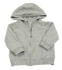 Svetlosivá prepínaci mikina s kapucňou H&M