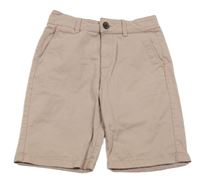 Světlerůžové plátěné chino kraťasy M&S