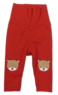 Červené tepláky se sobíky H&M
