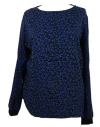 Dámska čierna tunika s kvetinovým vzorom Street One