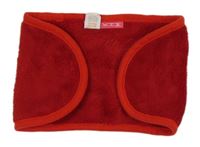 Červená chlupatá plena na kojení