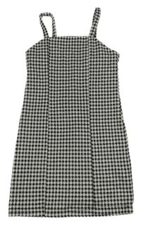 Čierno-sivé vzorované šaty Primark