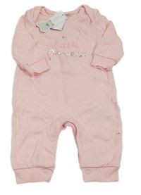 Nové - Světlerůžový overal s nápisem Bluezoo