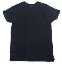 Čierne tričko s kapsičkou Primark