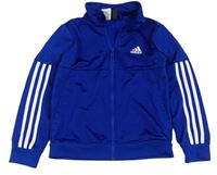 Námořnicky modrá propínací sportovní mikina s logem Adidas