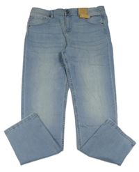 Světlemodré skinny fit rifle F&F