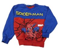 Červeno-modrá mikina so Spider-manem