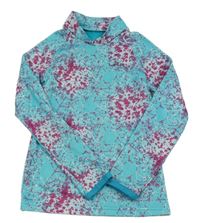 Tyrkysovo-růžové funkční spodní triko Wed´ze