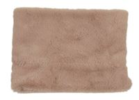 Světlerůžový kožešinový nákrčník