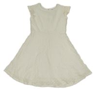 Bílé krajkové šaty Yigga