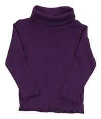 Fialové tričko s rolákom Lupilu