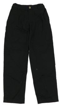 Čierne plátenné chino nohavice H&M